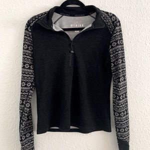 Terramar Merino Woolskins Half zip top